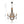 LightFixturesUSA-Antique Wood Beaded Empire Chandelier-Chandelier--