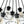 LightFixturesUSA-Black 7-Light Cluster Clear Glass Globe Chandelier-Chandelier-Black-