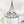 LightFixturesUSA-Black 7-Light Cluster Clear Glass Globe Chandelier-Chandelier-Black-