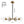LightFixturesUSA-Black and Brass Mid-century Sputnik Chandelier-Chandelier-8 Lt-