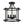 LightFixturesUSA-Black Round Lantern Semi Flush Mount Lighting-Ceiling Light--