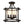 Load image into Gallery viewer, LightFixturesUSA-Black Round Lantern Semi Flush Mount Lighting-Ceiling Light--
