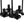 LightFixturesUSA-Black Round Lantern Semi Flush Mount Lighting-Ceiling Light--