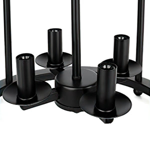 LightFixturesUSA-Black Round Lantern Semi Flush Mount Lighting-Ceiling Light--