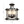 LightFixturesUSA-Black Round Lantern Semi Flush Mount Lighting-Ceiling Light--