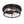 LightFixturesUSA-Black Seeded Glass Flush Mount-Ceiling Light--