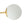 LightFixturesUSA-Brass 3-Light Opal Glass Globe Semi Flush Mount-Ceiling Light-3-Lt-Brass