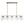 LightFixturesUSA-Brass 5-Light Glass Globe Linear Pendant-Chandelier--