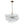 LightFixturesUSA-Brass Cluster Ribbed Glass Globe Bubble Chandelier-Chandelier-3-Lt-Nickel