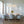 LightFixturesUSA-Brass Cluster Ribbed Glass Globe Bubble Linear Chandelier-Chandelier-Brass-