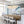 LightFixturesUSA-Brass Cluster Ribbed Glass Globe Bubble Linear Chandelier-Chandelier-Brass (Pre-Order)-