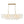 LightFixturesUSA-Brass Cluster Ribbed Glass Globe Bubble Linear Chandelier-Chandelier-Brass (Pre-Order)-