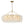 LightFixturesUSA-Brass Halo Ribbed Glass Globe Bubble Ring Chandelier-Chandelier-12-Lt-