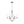LightFixturesUSA-Classic Candle Style 6-Light Metal Empire Chandelier-Chandelier-Oilded Rubbed Bronze-