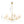 LightFixturesUSA-Classic French 6-Light White Linen Shade Chandelier-Chandelier-6-Lt-Black