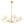 LightFixturesUSA-Classic French 6-Light White Linen Shade Chandelier-Chandelier-6-Lt-Black