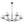 LightFixturesUSA-Classic French 6-Light White Linen Shade Chandelier-Chandelier-6-Lt-Black