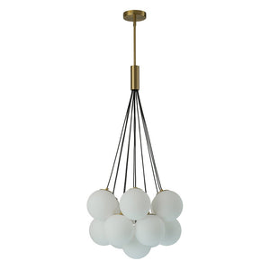 LightFixturesUSA-Cloud Style Opal Glass Cluster Bubble Pendant Light-Pendant Light-13-Lt-