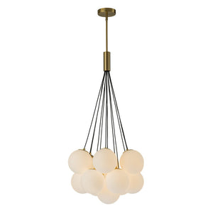 LightFixturesUSA-Cloud Style Opal Glass Cluster Bubble Pendant Light-Pendant Light-13-Lt-