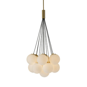 LightFixturesUSA-Cloud Style Opal Glass Cluster Bubble Pendant Light-Pendant Light-13-Lt-