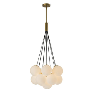 LightFixturesUSA-Cloud Style Opal Glass Cluster Bubble Pendant Light-Pendant Light-13-Lt-