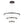 LightFixturesUSA-Contemporary Adjustable 3-Tier LED Circle Light-Chandelier-Black-