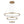LightFixturesUSA-Contemporary Adjustable 3-Tier LED Circle Light-Chandelier-Brass-