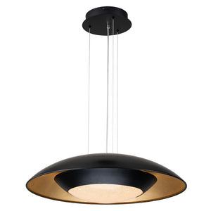 LightFixturesUSA-Contemporary Dimmable Wide UFO LED Pendant Light-Chandelier-White (Pre-Order)-