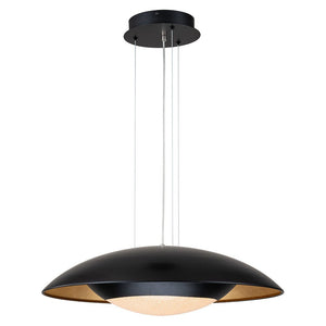 LightFixturesUSA-Contemporary Dimmable Wide UFO LED Pendant Light-Chandelier-White (Pre-Order)-