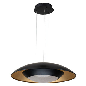 LightFixturesUSA-Contemporary Dimmable Wide UFO LED Pendant Light-Chandelier-White (Pre-Order)-