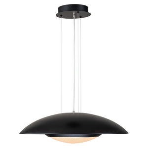 LightFixturesUSA-Contemporary Dimmable Wide UFO LED Pendant Light-Chandelier-White (Pre-Order)-
