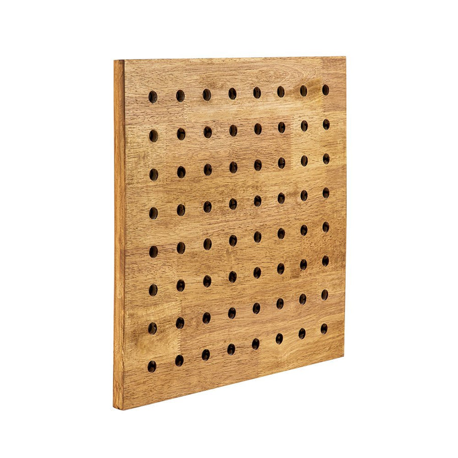 LightFixturesUSA-Farmhouse Square Oak Wood LED Ceiling Light-Ceiling Light-Oak-