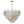 LightFixturesUSA-French Gold Layered Ginkgo Leaf Textured Glass Chandelier-Chandelier-Gold-
