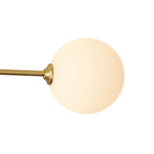 LightFixturesUSA-Frosted Bubble Linear Sputnik Semi Flush Mount-Ceiling Light--