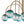 Load image into Gallery viewer, LightFixturesUSA-Glam 10-Light Blue Glass Globe Bubble Chandelier-Chandelier-Brass-
