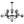 LightFixturesUSA-Glam 13-Light Sputnik Glass Globe Bubble Chandelier-Chandelier-Brass-