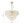 LightFixturesUSA-Glam Brass Cluster Ribbed Glass Globe Bubble Chandelier-Chandelier-Brass-