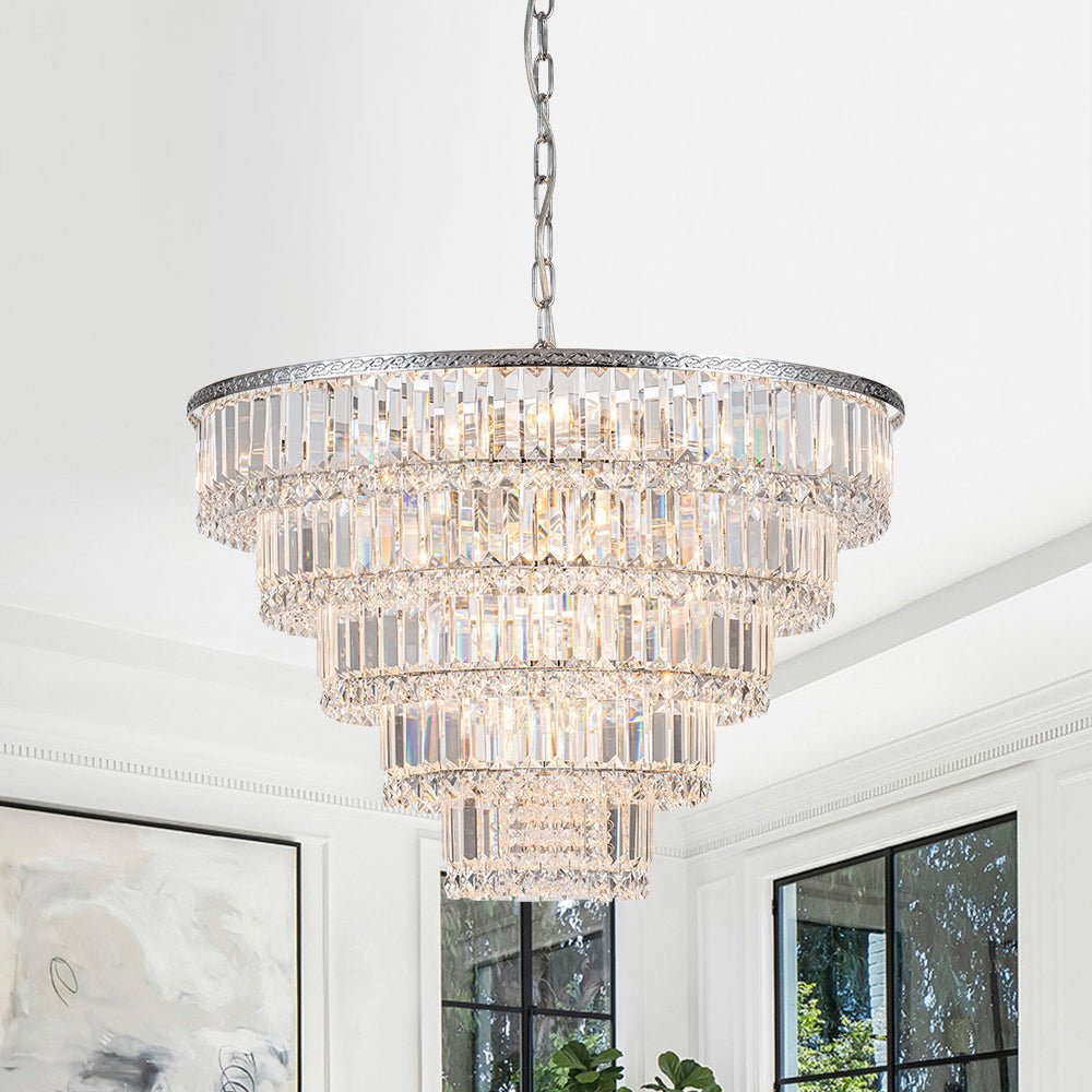 Ultra Glam Crystal Chandelier Modern Modern Chandeliers Crystal With