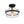 LightFixturesUSA-Glass Lantern Semi Flush Mount-Ceiling Light--