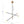 Load image into Gallery viewer, LightFixturesUSA-Globe Linear Black Sputnik Chandelier-Chandelier-4 Lt-
