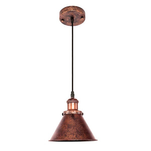 LightFixturesUSA-Industrial 1-Light Cone Pendant Light-Pendant Light--