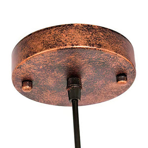LightFixturesUSA-Industrial 1-Light Cone Pendant Light-Pendant Light--