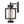 LightFixturesUSA-IP23 Black Water-Proof 1-Light Square Cage Outdoor Wall Sconce-Wall Sconce-1 Light-Matte Black