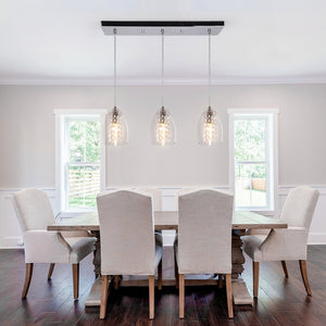 LightFixturesUSA-Kitchen Glass Bell Pendant Light-Pendant Light-1-Lt-