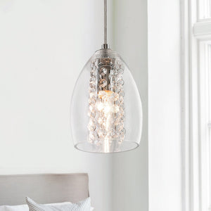 LightFixturesUSA-Kitchen Glass Bell Pendant Light-Pendant Light-1-Lt-