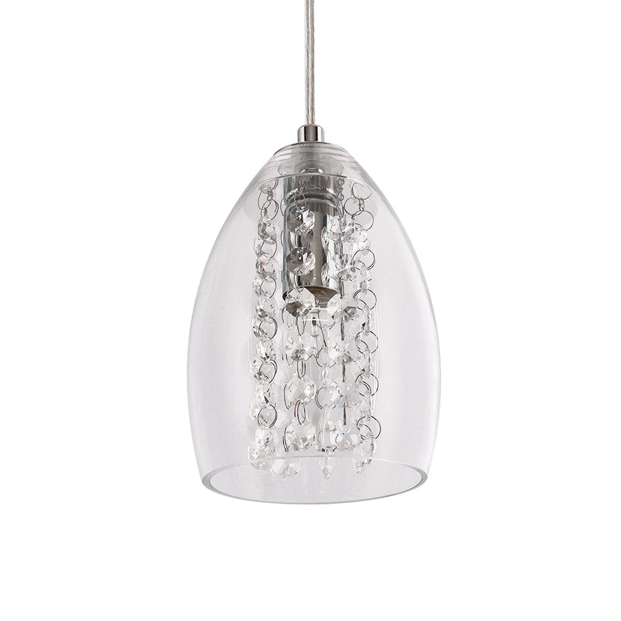 LightFixturesUSA-Kitchen Glass Bell Pendant Light-Pendant Light-3-Lt-