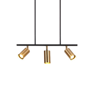 LightFixturesUSA-Kitchen Island Linear Pendant Track Lighting-Chandelier-Gold-3-Lt