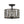 LightFixturesUSA-Luxe Moroccan Antique Crystal Drum Semi Flush Mount-Ceiling Light-Black-