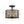 LightFixturesUSA-Luxe Moroccan Antique Crystal Drum Semi Flush Mount-Ceiling Light-Black-
