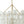 LightFixturesUSA-Luxury Cascade Cluster Ribbed Glass Bubble Entry Chandelier-Chandelier-Brass-
